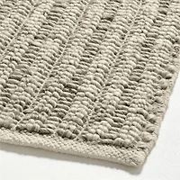 Prato Performance Wool Oatmeal Beige Area Rug 8'x10'