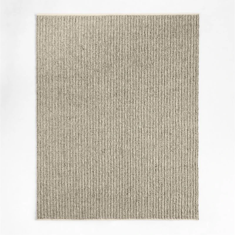 Prato Performance Wool Oatmeal Beige Area Rug 8'x10'
