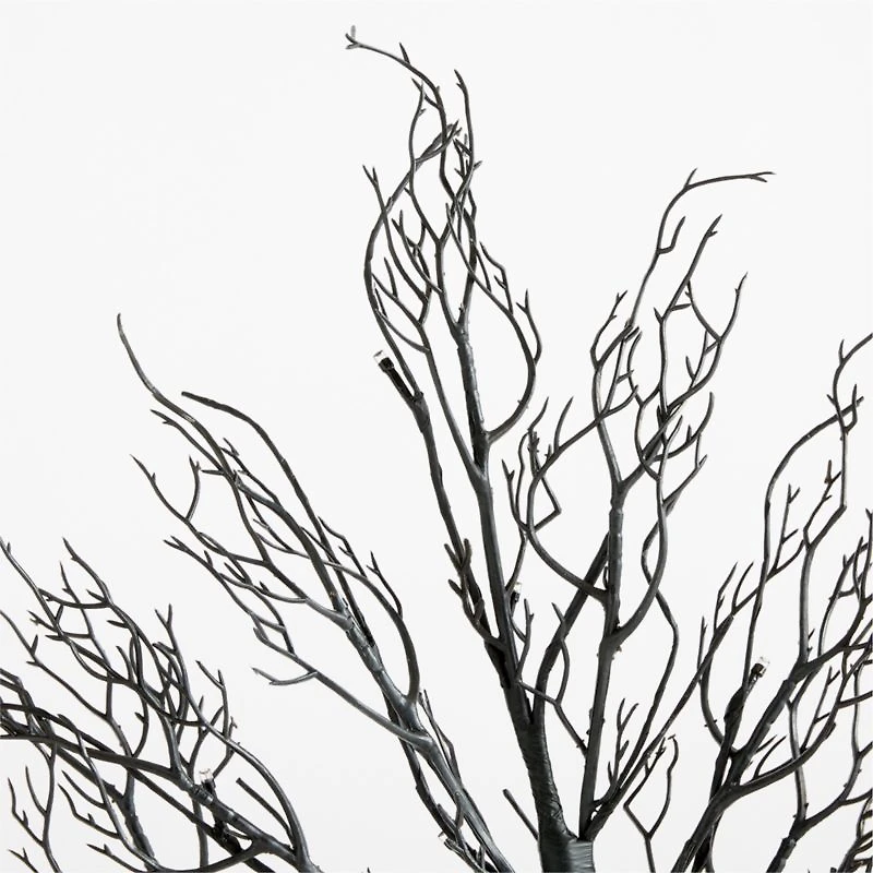 Faux Pre-Lit Black Branch Tree 5'