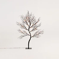 Faux Pre-Lit Black Branch Tree 3'