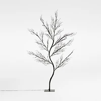 Faux Pre-Lit Black Branch Tree 5'