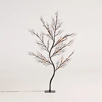 Faux Pre-Lit Black Branch Tree 5'