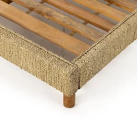 Priscilla Light Natural Woven Queen Bed