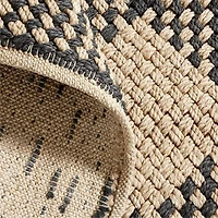 Procida Performance Handwoven Black Indoor/Outdoor Area Rug 10'x14'
