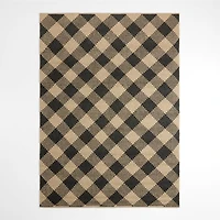 Procida Performance Handwoven Black Indoor/Outdoor Area Rug 10'x14'