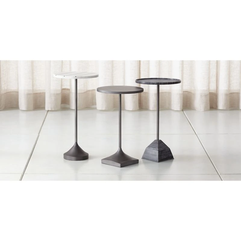 Prost Small Metal Round Drink Table