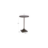 Prost Small Metal Round Drink Table