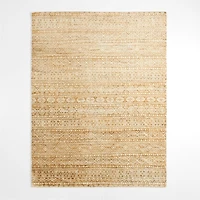 Provence Jute and Wool Hand-Knotted Ivory Area Rug 10'x14'