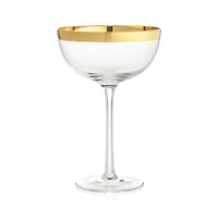 Pryce Gold 8-Oz. Coupe Glass