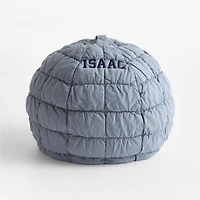 Smoke Blue Small 30" Puffy Kids Bean Bag Chair Cover