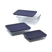 Pyrex ® 6-Piece Glass Rectangular Storage Set