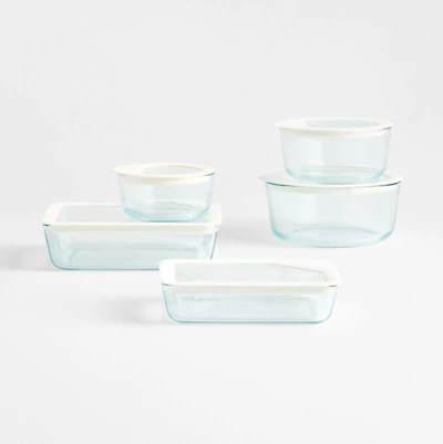 Pyrex Ultimate 10-Piece Glass Food Storage Set