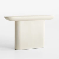 Quarry White Recycled Fiberstone 48" Console Table