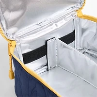 Quilted Blue Car Soft Insulated Kids Lunch Box