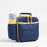 Quilted Blue Car Soft Insulated Kids Lunch Box