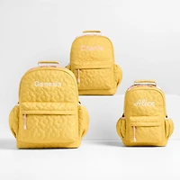 Dreamer Quilted Flower Kids Backpack with Side Pockets