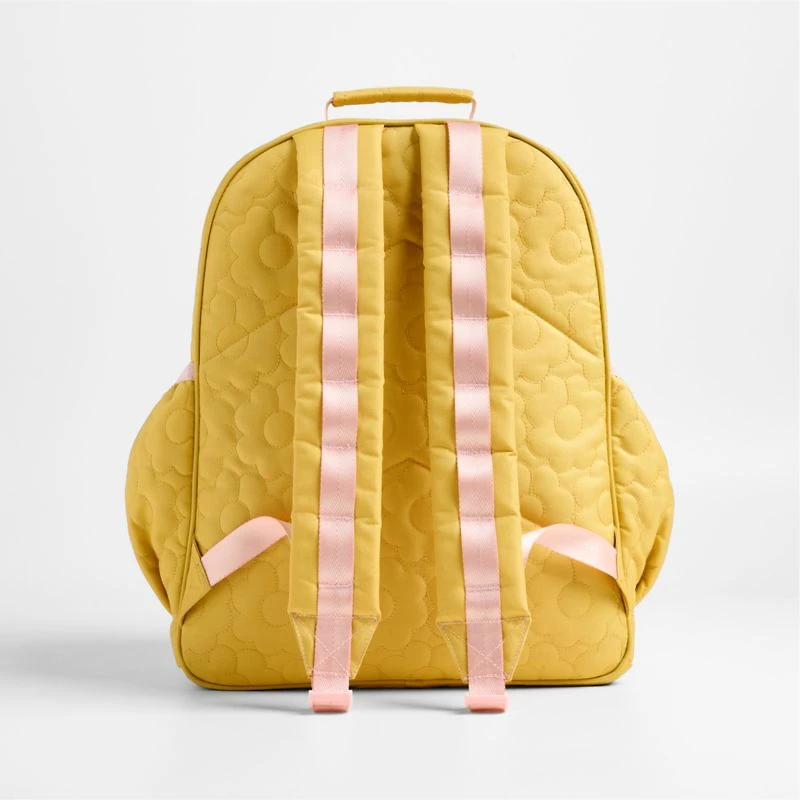 Dreamer Quilted Flower Kids Backpack with Side Pockets