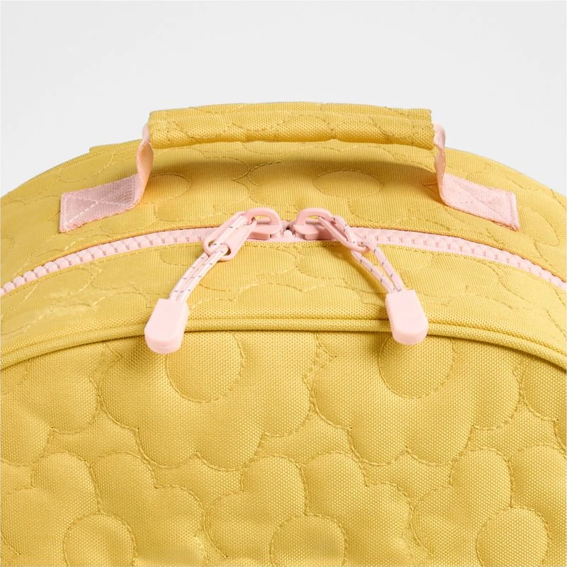 Dreamer Quilted Flower Kids Backpack with Side Pockets