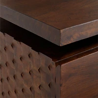 Raffael Carved Wood Executive Desk