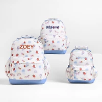 Rainbows and Unicorns Large Kids Backpack with Side Pockets