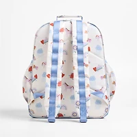 Rainbows and Unicorns Large Kids Backpack with Side Pockets