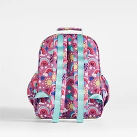 Rainy Rainbows Medium Kids Backpack with Side Pockets