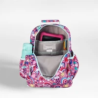 Rainy Rainbows Medium Kids Backpack with Side Pockets