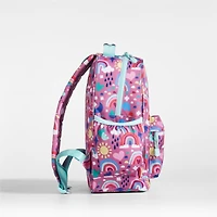 Rainy Rainbows Medium Kids Backpack with Side Pockets