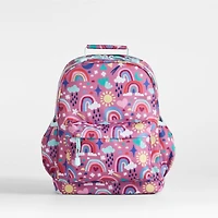 Rainy Rainbows Medium Kids Backpack with Side Pockets