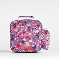 Rainy Rainbows Soft Insulated Kids Lunch Box