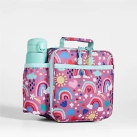 Rainy Rainbows Soft Insulated Kids Lunch Box
