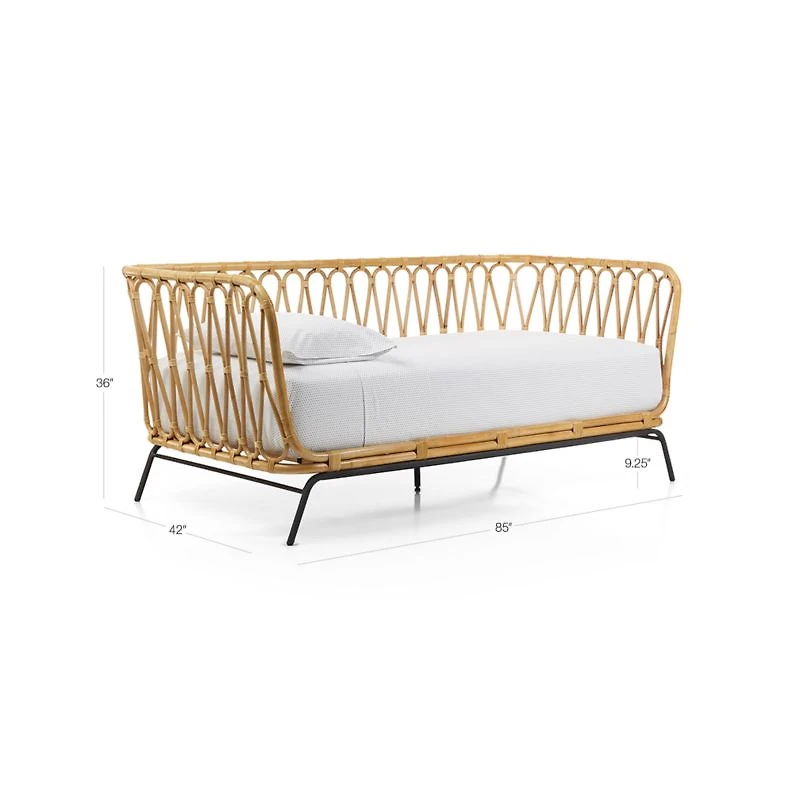 Rattan Kids Twin Daybed