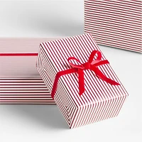 Red Stripe Holiday Gift Wrap