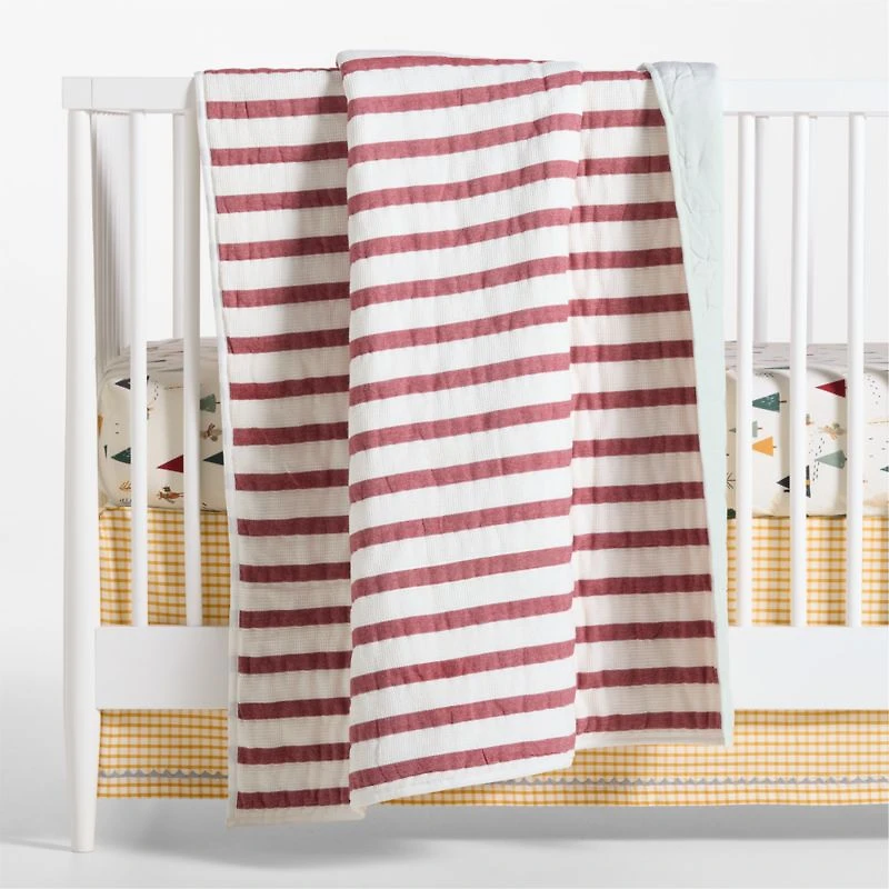 Supercozy Holiday Presents Organic Cotton Flannel Baby Crib Christmas Fitted Sheet