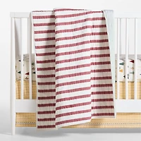 Supercozy Holiday Presents Organic Cotton Flannel Baby Crib Christmas Fitted Sheet