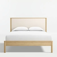 Redondo Natural Wood and Upholstered Kids Full Bed