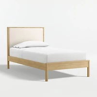 Redondo Natural Wood and Upholstered Kids Full Bed