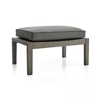 Regatta Graphite Sunbrella ® Outdoor Ottoman Cushion