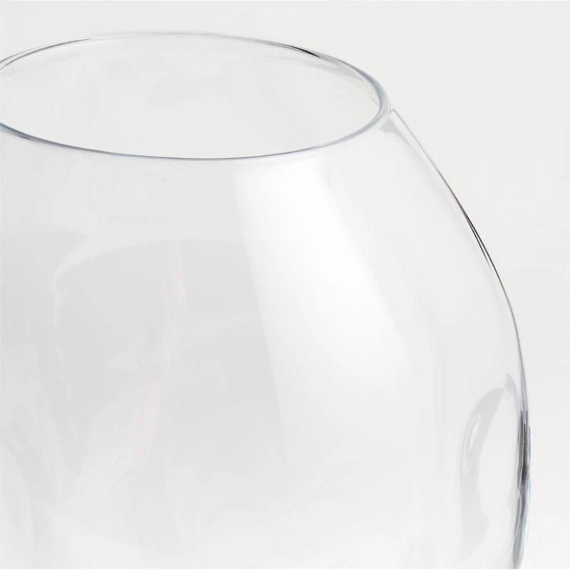 Regen Clear Blown Glass Vase 11"