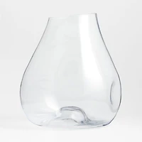 Regen Clear Blown Glass Vase 15"