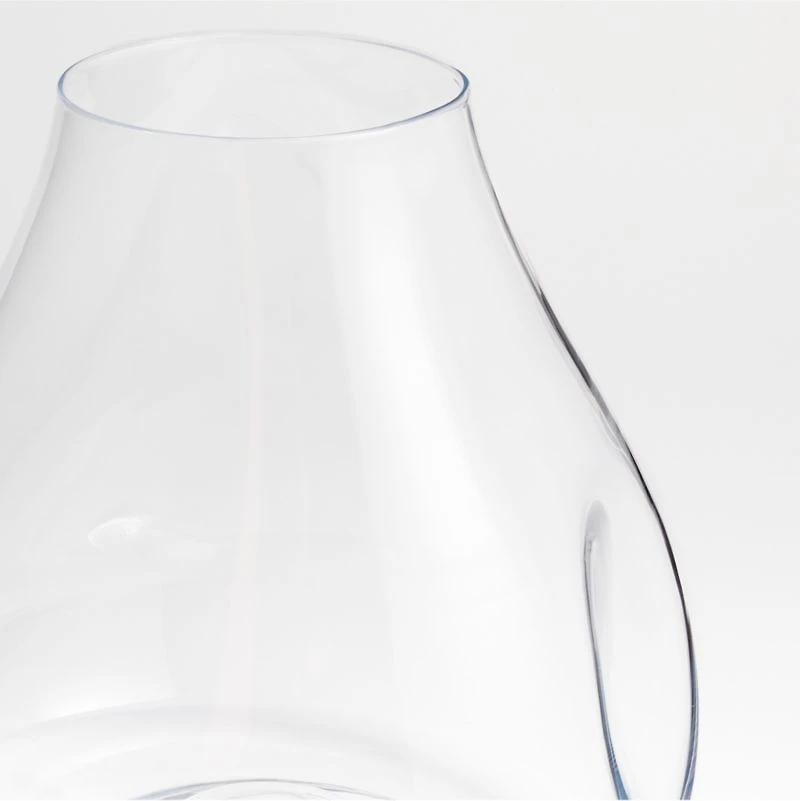 Regen Clear Blown Glass Vase 15"