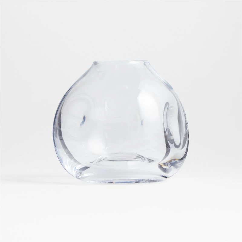 Regen Clear Blown Glass Vase 5"