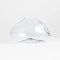 Regen Clear Blown Glass Vase 8"