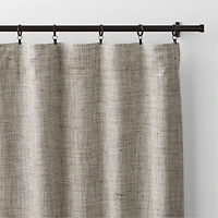Reid Pebble Grey Window Curtain Panel 52"x120"