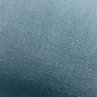 Relaxed Linen Layering 20"x20" Blue Throw Pillow with Feather Insert