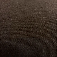 Relaxed Linen Layering 20"x20" Deep Brown Throw Pillow with Feather Insert