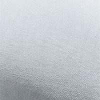 Relaxed Linen 20"x20" Pale Blue Layering Throw Pillow with Feather Insert