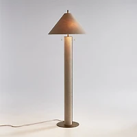 Remi Natural Linen Floor Lamp 65"