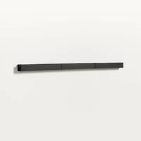 Modern Black Wood Kids Gallery Art Rail
