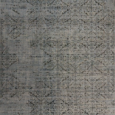 Rhodes Performance Traditional Blue Handknotted Area Rug 6'x9'